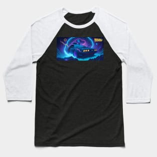 Delorean back to the future Baseball T-Shirt